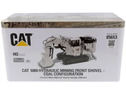 CAT Caterpillar 6060 Hydraulic Mining Front Shovel Coal Configuration White High Line Series 1/87 HO Diecast Model Diecast Masters 85653