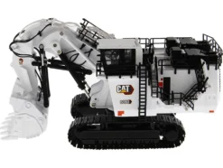 CAT Caterpillar 6060 Hydraulic Mining Front Shovel Coal Configuration White High Line Series 1/87 HO Diecast Model Diecast Masters 85653