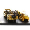 CAT Caterpillar 621K Tractor Scraper CAT Caterpillar D7 Track-Type Tractor No. 70 Scraper Set Evolution Series 1/50 Diecast Models Diecast Masters 85563