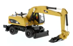 CAT Caterpillar M318D Wheeled Excavator Operator High Line Series 1/87 HO Scale Diecast Model Diecast Masters 85177