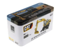 CAT Caterpillar M318D Wheeled Excavator Operator High Line Series 1/87 HO Scale Diecast Model Diecast Masters 85177