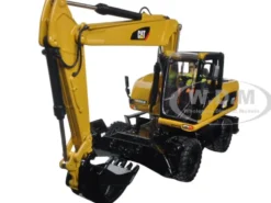 CAT Caterpillar M316D Wheel Excavator 1/50 Diecast Model Diecast Masters 85171 C