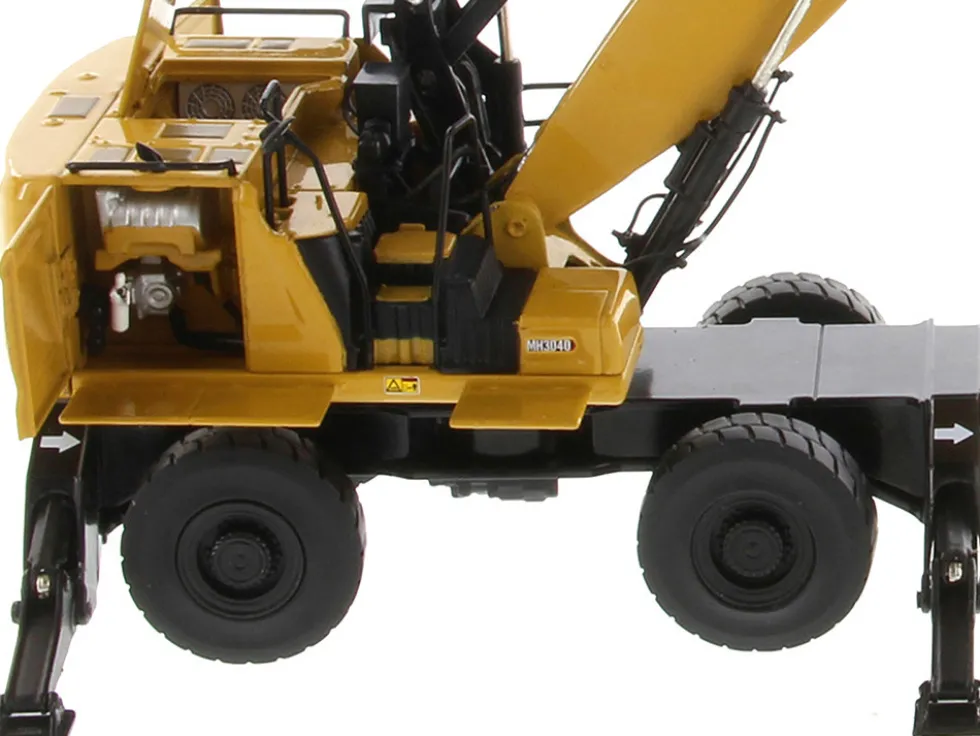 CAT Caterpillar MH3040 Wheel Material Handler Operator High Line Series 1/50 Diecast Model Diecast Masters 85958