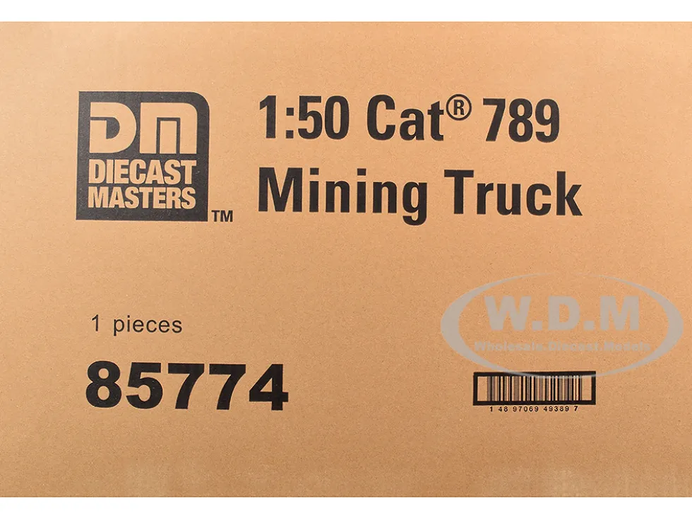 CAT Caterpillar 789 Mining Truck Yellow "High Line" Series 1/50 Diecast Model by Diecast Masters