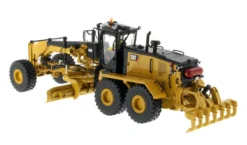 CAT Caterpillar 16M3 Motor Grader with Operator High Line Series 1/50 Diecast Model Car Diecast Masters 85507