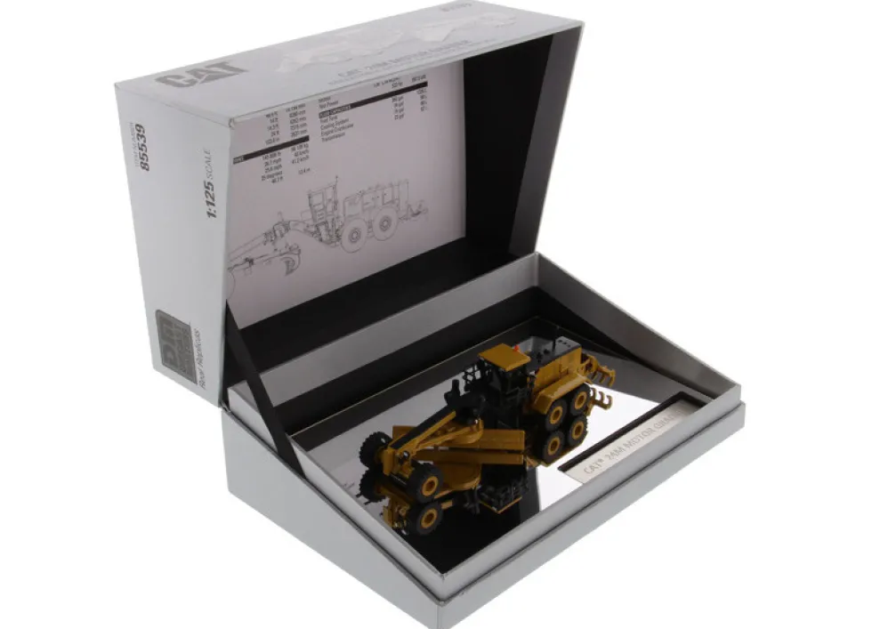 CAT Caterpillar 24M Motor Grader Elite Series 1/125 Diecast Model Diecast Masters 85539