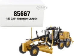 CAT Caterpillar 150 Motor Grader Operator High Line Series 1/50 Diecast Model Diecast Masters 85667