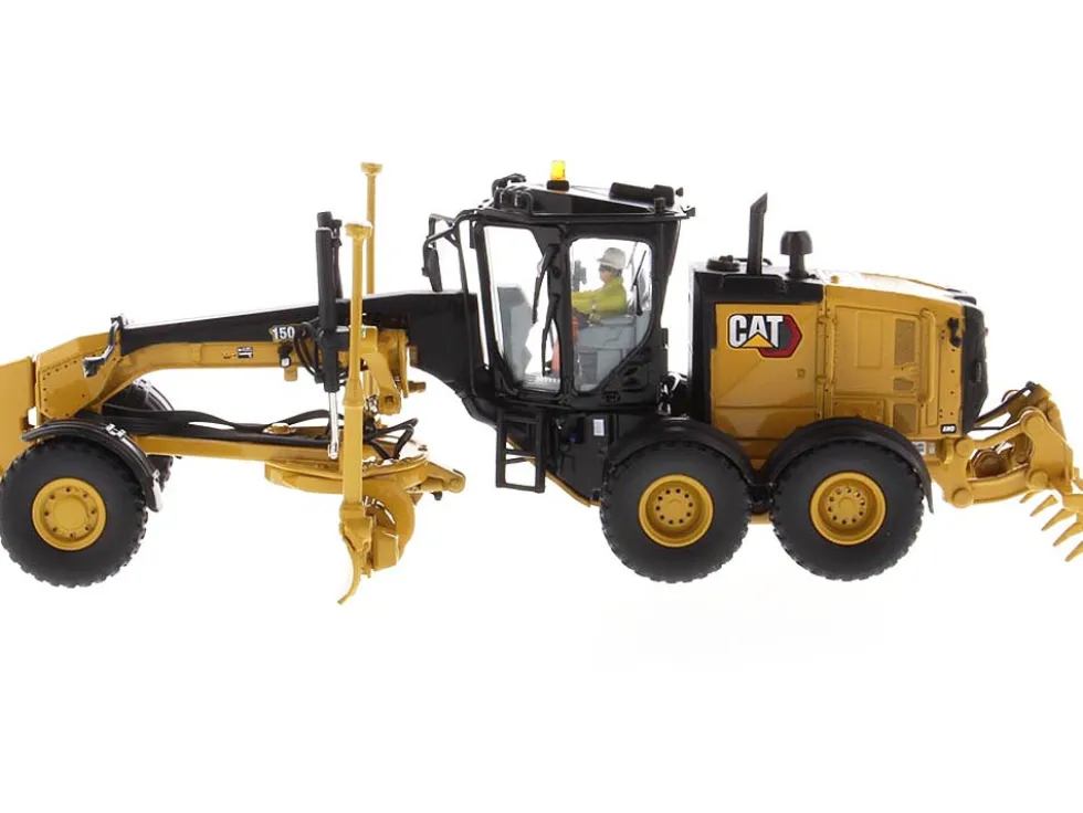 CAT Caterpillar 150 Motor Grader Operator High Line Series 1/50 Diecast Model Diecast Masters 85667