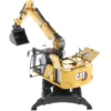 CAT Caterpillar M318 Wheeled Excavator Yellow Operator High Line Series 1/50 Diecast Model Diecast Masters 85956
