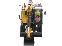 CAT Caterpillar M318 Wheeled Excavator Yellow Operator High Line Series 1/50 Diecast Model Diecast Masters 85956