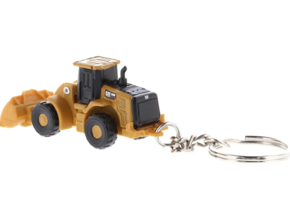 CAT Caterpillar 950M Wheel Loader Keychain Yellow Diecast Model by Diecast Masters