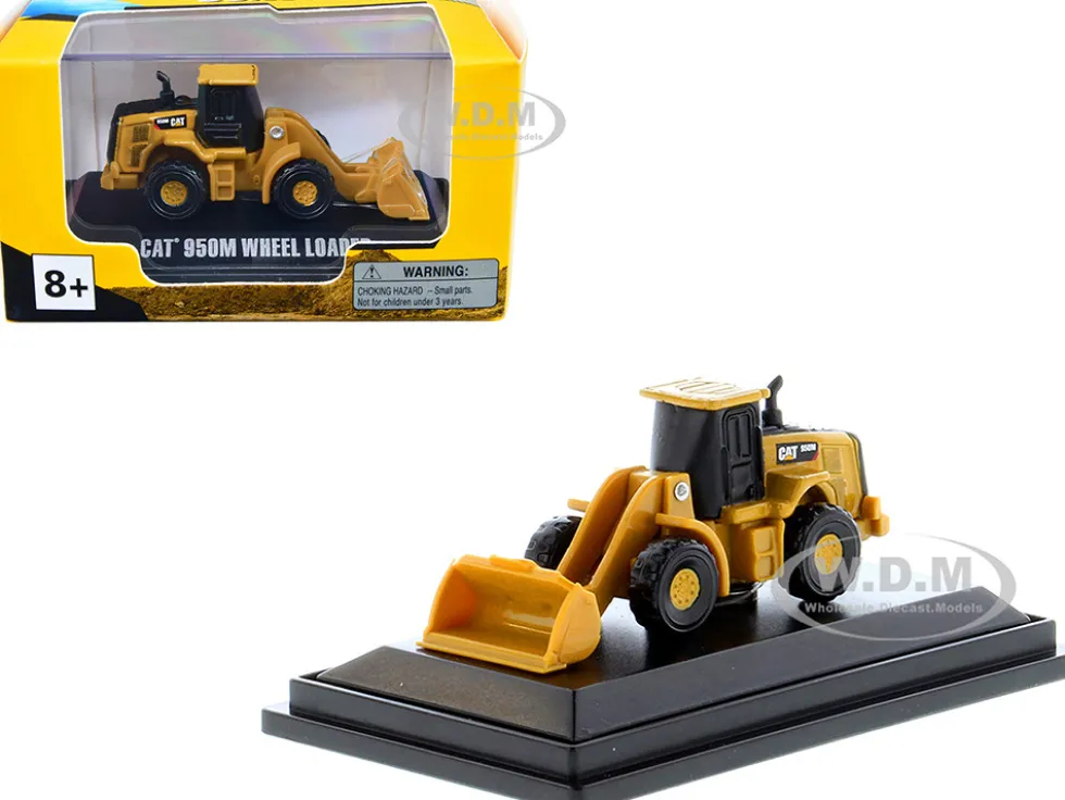 CAT Caterpillar 950M Wheel Loader Yellow Micro Constructor Series Diecast Model Diecast Masters 85983DB