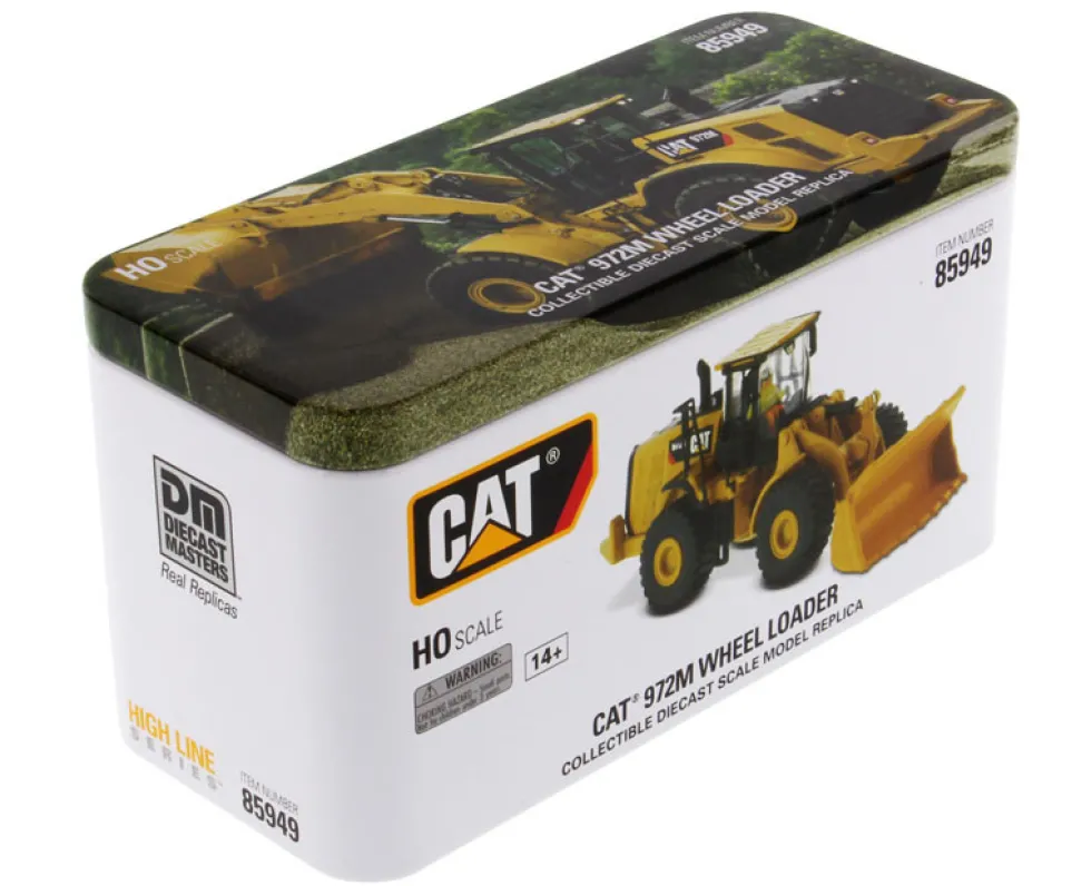 CAT Caterpillar 972M Wheel Loader Operator High Line Series 1/87 HO Scale Diecast Model Diecast Masters 85949