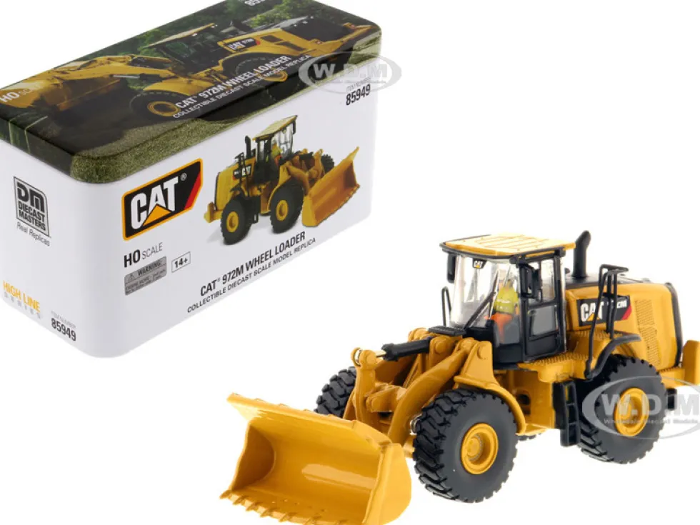 CAT Caterpillar 972M Wheel Loader Operator High Line Series 1/87 HO Scale Diecast Model Diecast Masters 85949