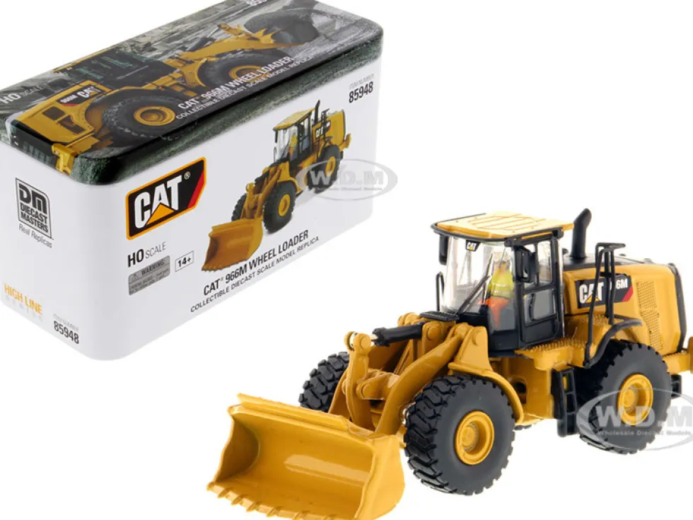 CAT Caterpillar 966M Wheel Loader Operator High Line Series 1/87 HO Diecast Model Diecast Masters 85948