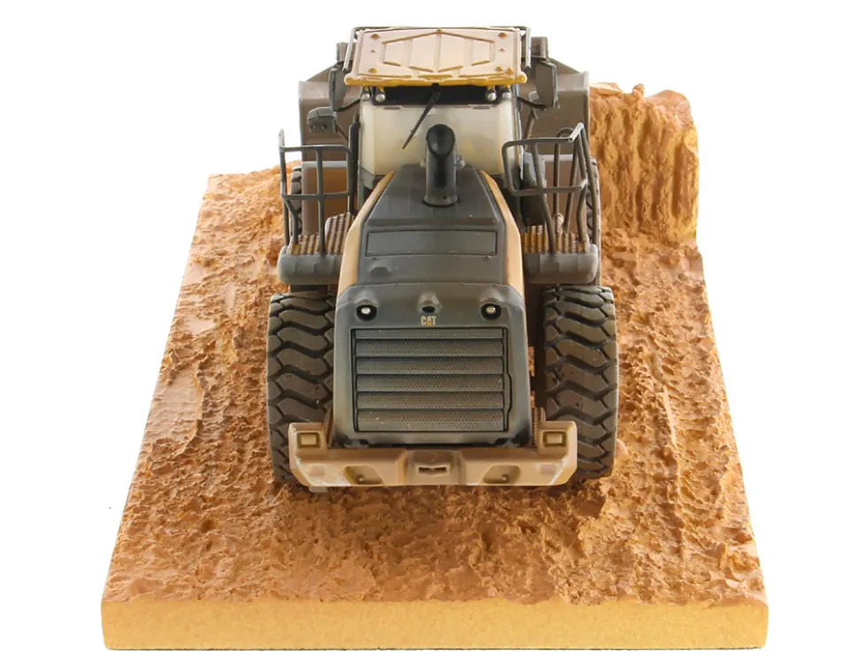 CAT Caterpillar 966M Wheel Loader Operator Dirty Version Weathered Series 1/50 Diecast Model Diecast Masters 85703