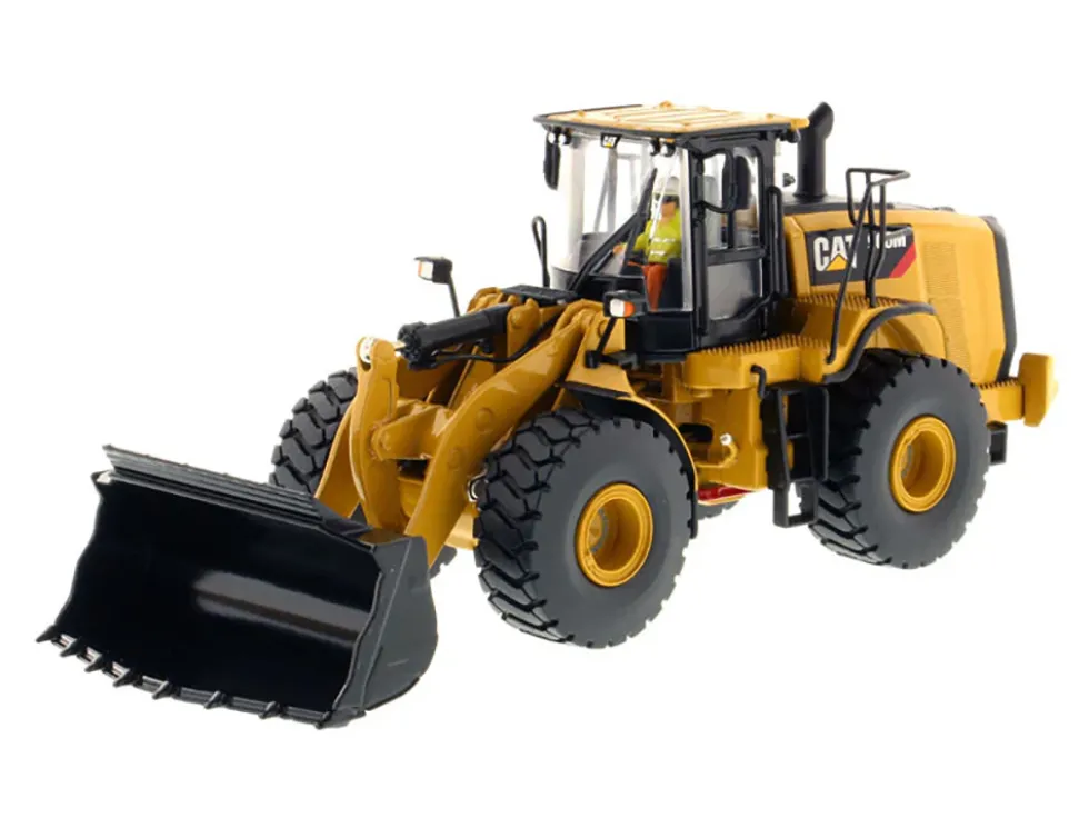 CAT Caterpillar 966M Wheel Loader with Operator High Line Series 1/50 Diecast Model Diecast Masters 85928