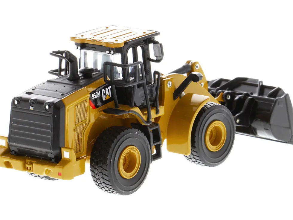 CAT Caterpillar 950M Wheel Loader Bucket Log Fork Two Log Poles Play & Collect! 1/64 Diecast Model Diecast Masters 85635