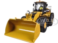 CAT Caterpillar 982M Wheel Loader with Operator High Line Series 1/50 Diecast Model Diecast Masters 85292