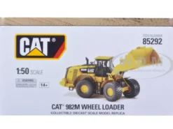 CAT Caterpillar 982M Wheel Loader with Operator High Line Series 1/50 Diecast Model Diecast Masters 85292