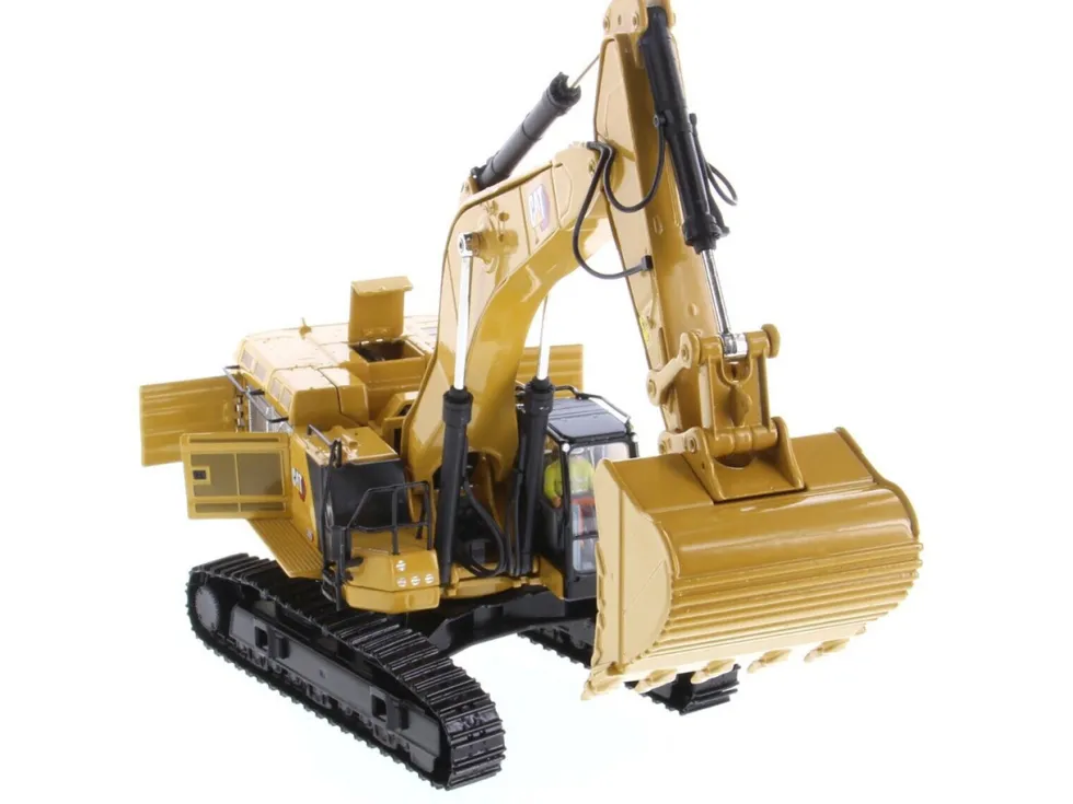 CAT Caterpillar 395 Next Generation Hydraulic Excavator "Mass Excavation Version" Yellow "High Line Series" 1/50 Diecast Model by Diecast Masters