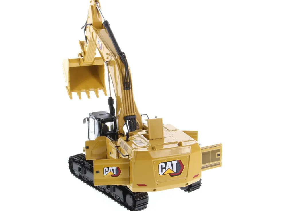 CAT Caterpillar 395 Next Generation Hydraulic Excavator "Mass Excavation Version" Yellow "High Line Series" 1/50 Diecast Model by Diecast Masters
