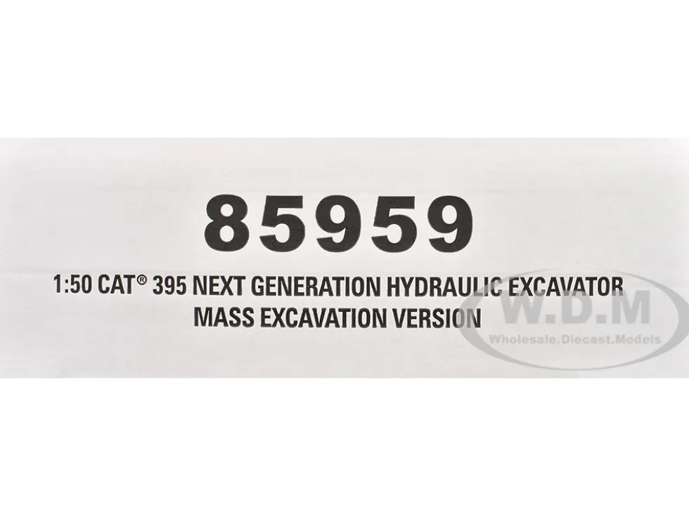 CAT Caterpillar 395 Next Generation Hydraulic Excavator "Mass Excavation Version" Yellow "High Line Series" 1/50 Diecast Model by Diecast Masters