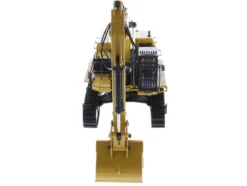 CAT Caterpillar 395 Next Generation Hydraulic Excavator General Purpose Version Yellow with Operator and Additional Tools High Line Series 1/50 Diecast Model Diecast Masters 85709