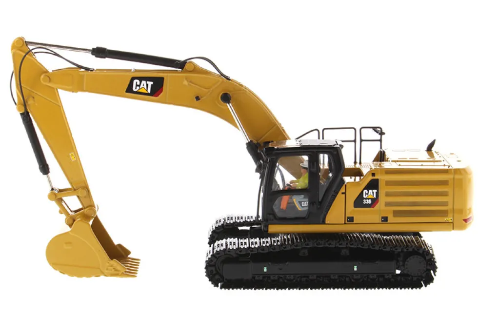 CAT Caterpillar 336 Next Generation Hydraulic Excavator Operator High Line Series 1/50 Diecast Model Diecast Masters 85586