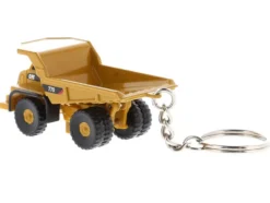 CAT Caterpillar 770 Off-Highway Truck Keychain Yellow Diecast Model by Diecast Masters
