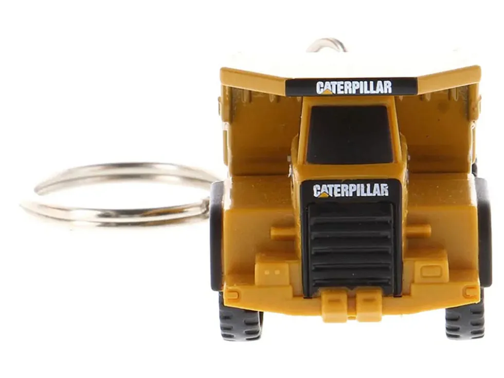 CAT Caterpillar 770 Off-Highway Truck Keychain Yellow Diecast Model by Diecast Masters