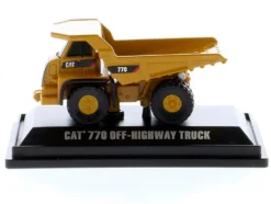 CAT Caterpillar 770 Off Highway Truck Yellow Micro Constructor Series Diecast Model Diecast Masters 85982DB