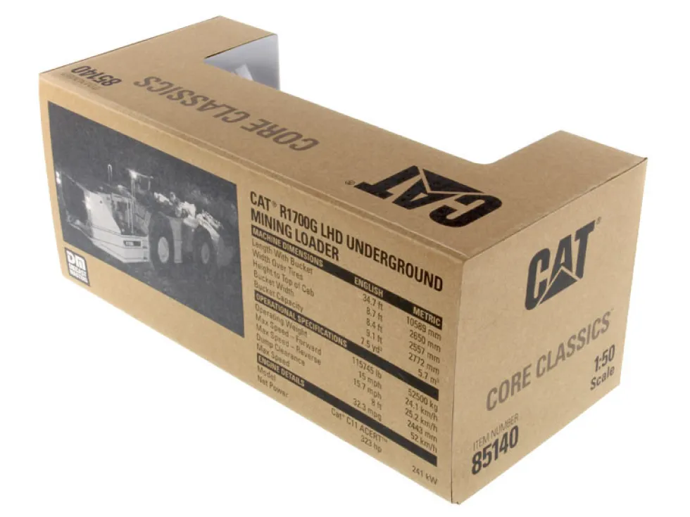 CAT Caterpillar R1700G Underground Mining Loader Operator Core Classics Series 1/50 Diecast Model Diecast Masters 85140 C