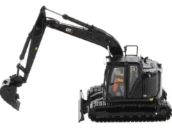 CAT Caterpillar 315 Track Type Hydraulic Excavator Special Black Finish with Operator High Line Series 1/50 Diecast Model Diecast Masters 85957BK