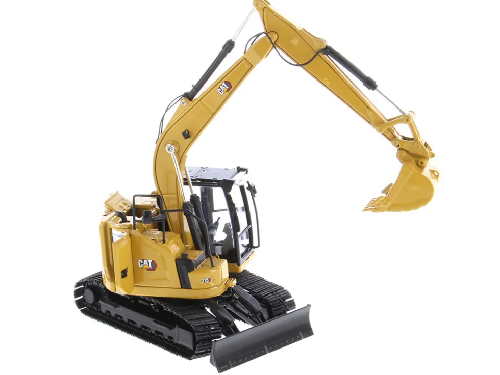 CAT Caterpillar 315 Track Type Hydraulic Excavator Yellow Operator High Line Series 1/50 Diecast Model Diecast Masters 85957