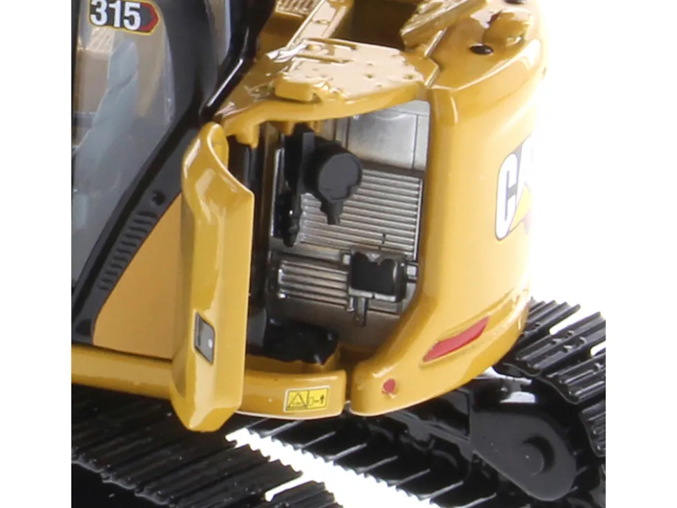 CAT Caterpillar 315 Track Type Hydraulic Excavator Yellow Operator High Line Series 1/50 Diecast Model Diecast Masters 85957