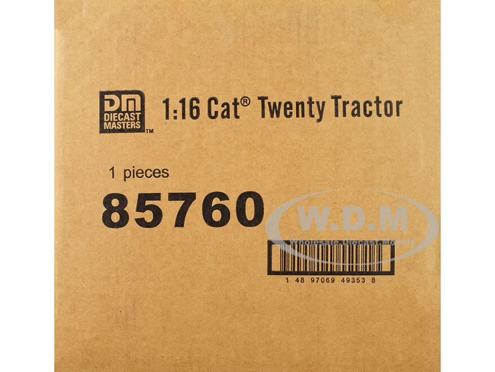 CAT Caterpillar Twenty Tractor "100th Anniversary" Chrome and Gold "Centennial Series" 1/16 Diecast Model by Diecast Masters