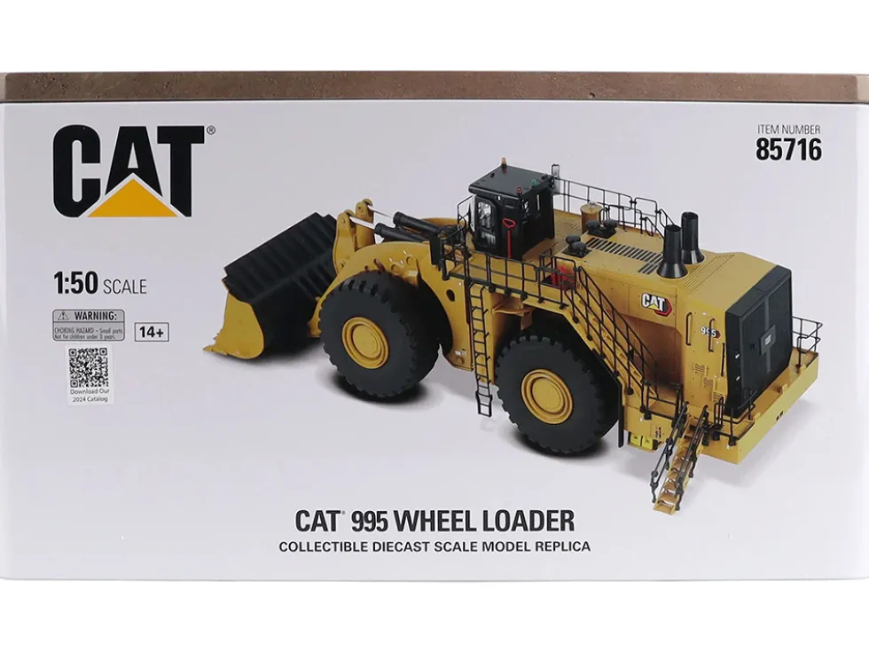 CAT Caterpillar 995 Wheel Loader Yellow "High Line Series" 1/50 Diecast Model by Diecast Masters