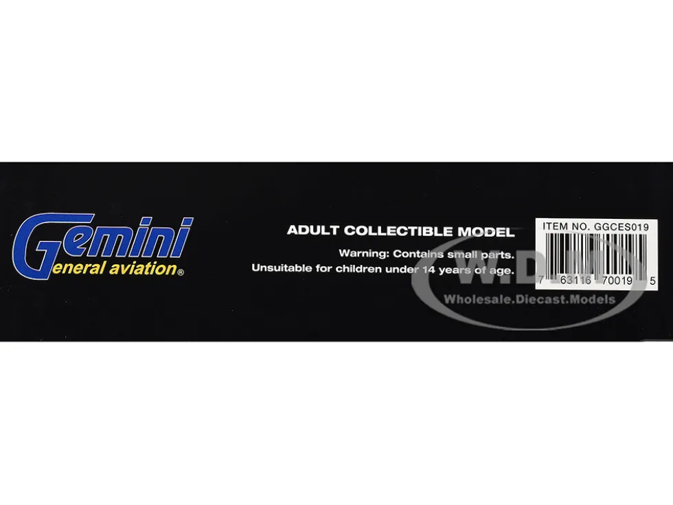 Cessna 172 Skyhawk Aircraft "KLM Aeroclub" (PH-WVO) Light Blue and White "Gemini General Aviation" Series 1/72 Diecast Model Airplane by GeminiJets