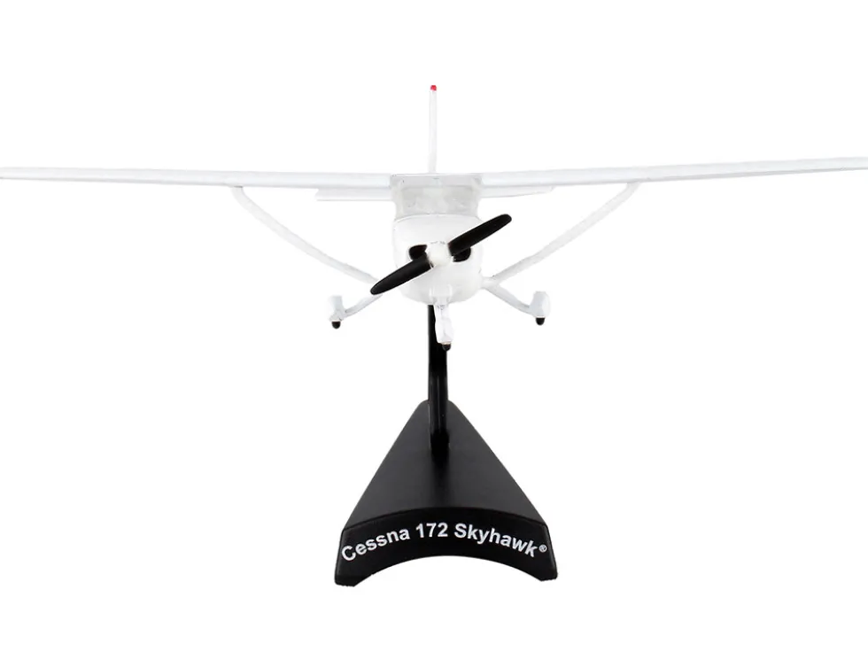 Cessna 172 Skyhawk Light Aircraft N403GF White 1/87 HO Diecast Model Airplane Postage Stamp PS5603-2