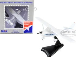 Cessna 172 Skyhawk Light Aircraft N403GF White 1/87 HO Diecast Model Airplane Postage Stamp PS5603-2