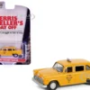1980 Checker Taxicab "Yellow Cab Co. #1793" Yellow "Ferris Bueller's Day Off" (1986) Movie "Hollywood Series" Release 42 1/64 Diecast Model Car by Greenlight