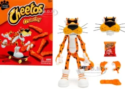 Chester Cheetah 5 5 Figure with Accessories and Alternate Head and Hands Cheetos Crunchy model Jada 34048