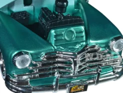 1948 Chevrolet Aerosedan Fleetside Lowrider Pastel Green Green Metallic Two-Tone Get Low Series 1/24 Diecast Model Car Motormax 79027
