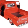 1958 Chevrolet Apache Fleetside Pickup Orange 1/24 Diecast Car Model Motormax 79311