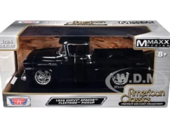 1958 Chevrolet Apache Fleetside Pickup Black 