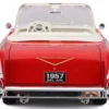 1957 Chevrolet Bel Air Convertible Red with White Interior "Special Edition" Series 1/18 Diecast Model Car by Maisto