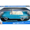 1957 Chevrolet Bel Air Convertible Blue with White Interior "Special Edition" Series 1/18 Diecast Model Car by Maisto