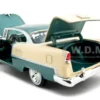 1955 Chevrolet Bel Air Green 1/24 Diecast Model Car Motormax 73229