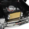 1957 Chevrolet Bel Air Hardtop Black White Top Red Interior 1/18 Diecast Model Car Road Signature 92109